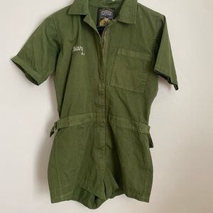 Sugarhigh Lovestoned Stined as Folk Romper S Small